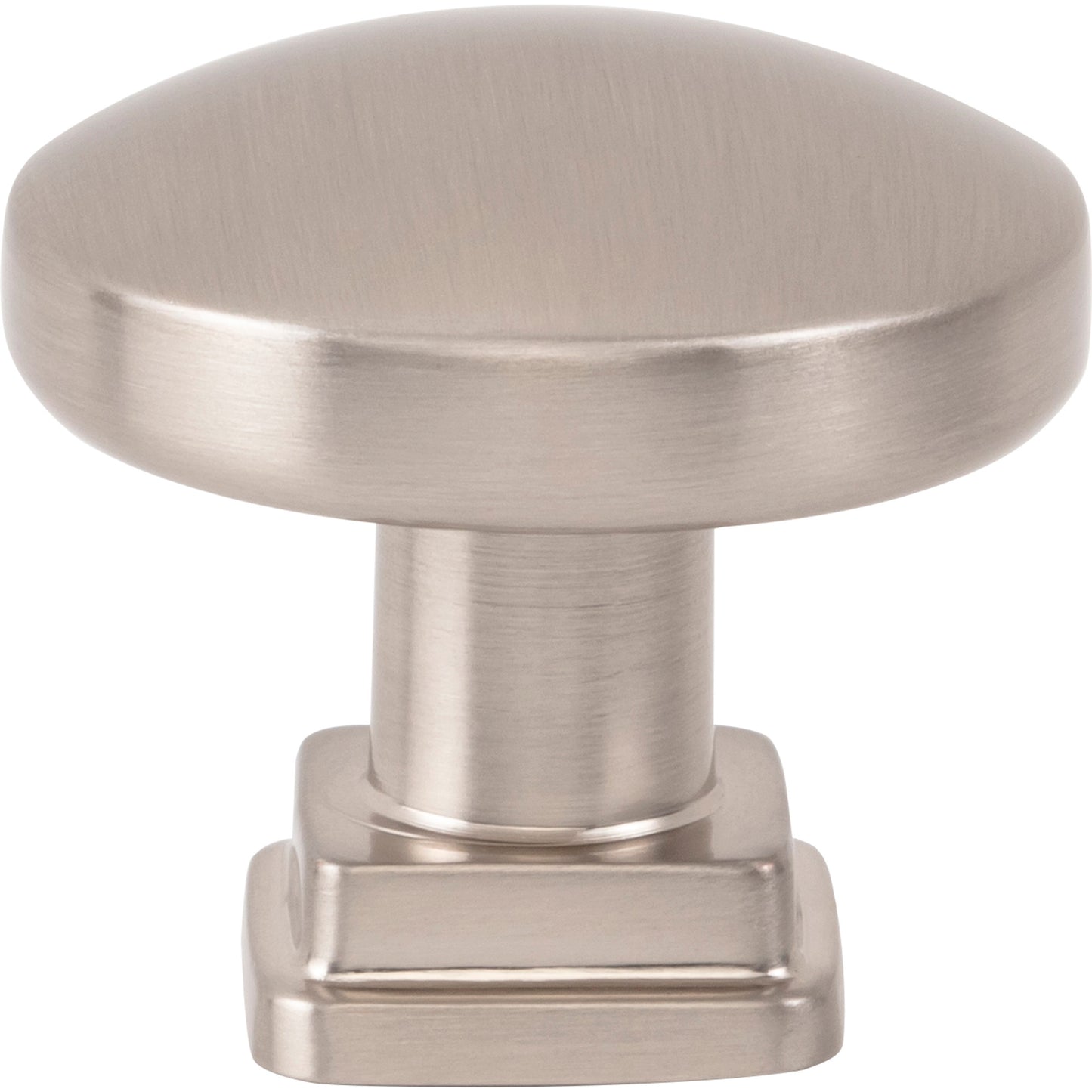 ATLAS A6021-BRN Kimberton 1 1/4" Length Round Knob - Brushed Nickel