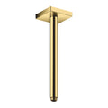 AXOR 26438991 ShowerSolutions Extension Pipe for Ceiling Mount Square, 12" - Polished Gold Optic