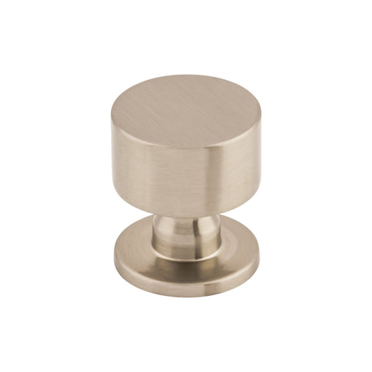 TOP KNOBS TK821BSN Lily 1 1/8" Diameter Round Knob - Brushed Satin Nickel