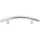 TOP KNOBS M533 Curved 3 3/4" Center to Center Bar Pull - Polished Chrome