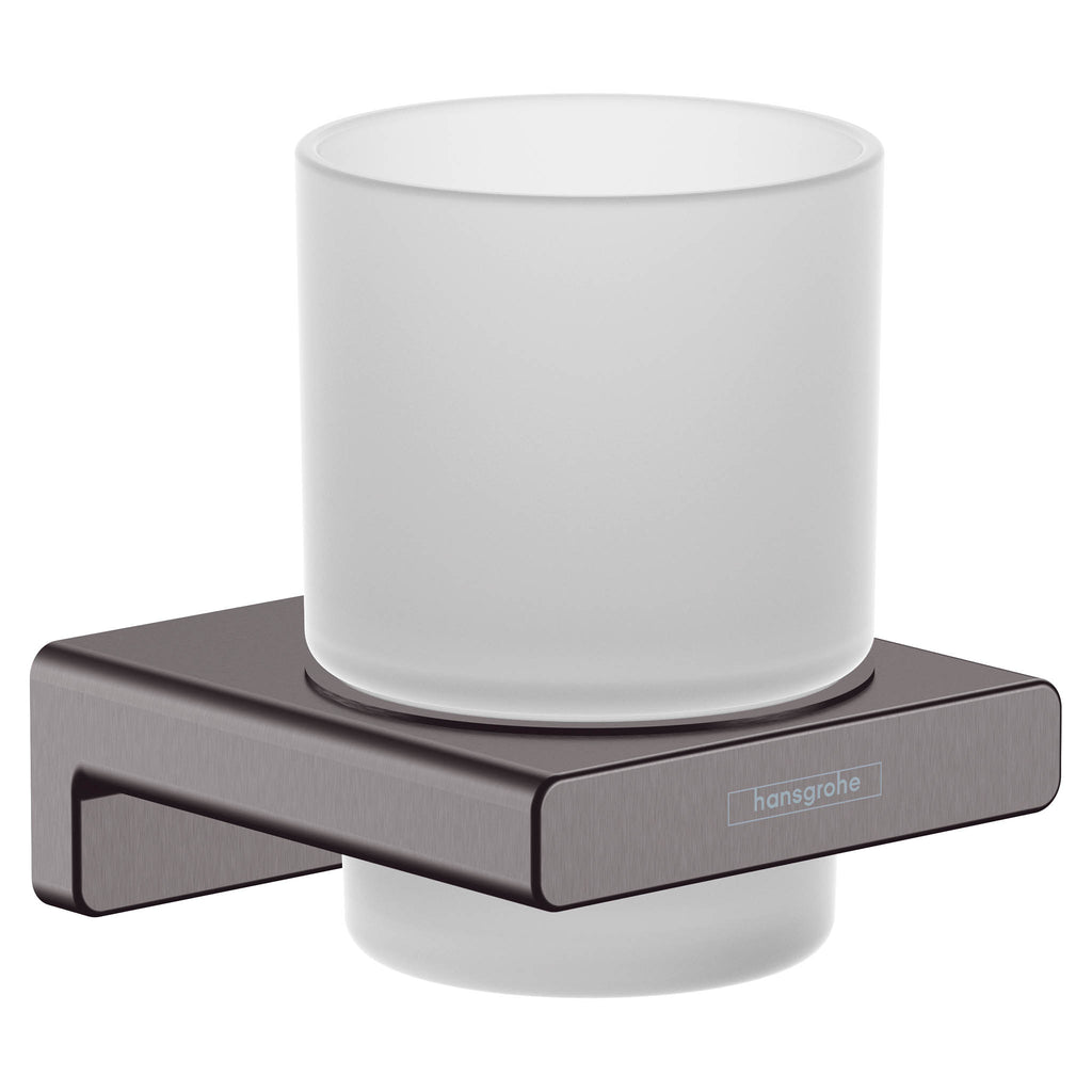 HANSGROHE 41749340 AddStoris Tumbler - Brushed Black Chrome