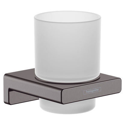 HANSGROHE 41749340 AddStoris Tumbler - Brushed Black Chrome