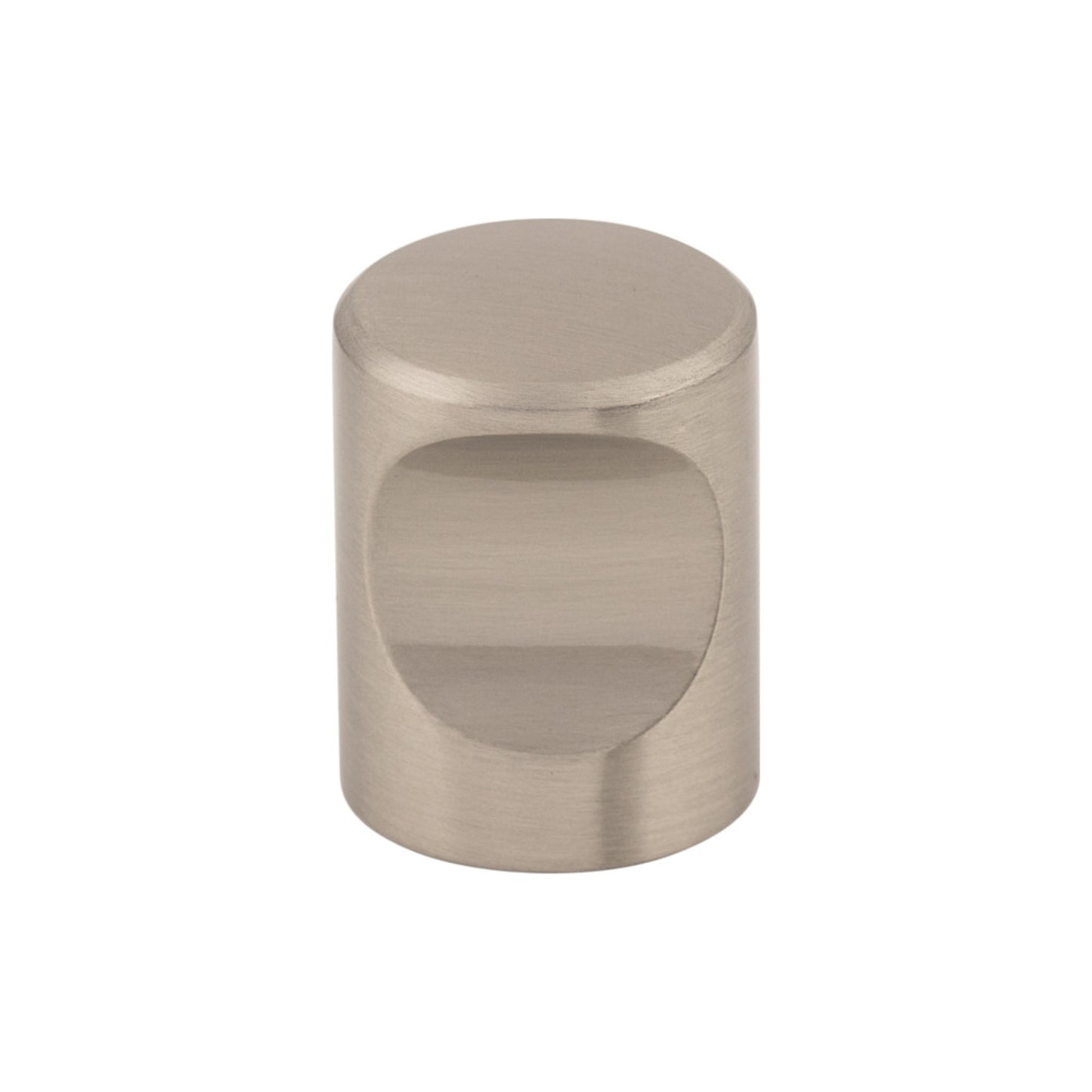 TOP KNOBS M579 Indent 3/4" Diameter Round Knob - Brushed Satin Nickel