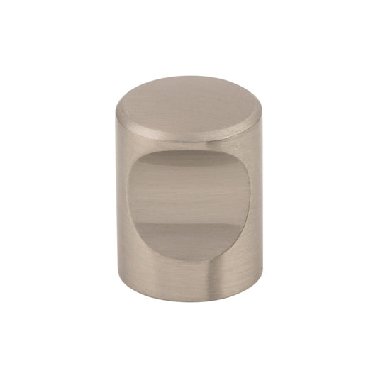 TOP KNOBS M579 Indent 3/4" Diameter Round Knob - Brushed Satin Nickel