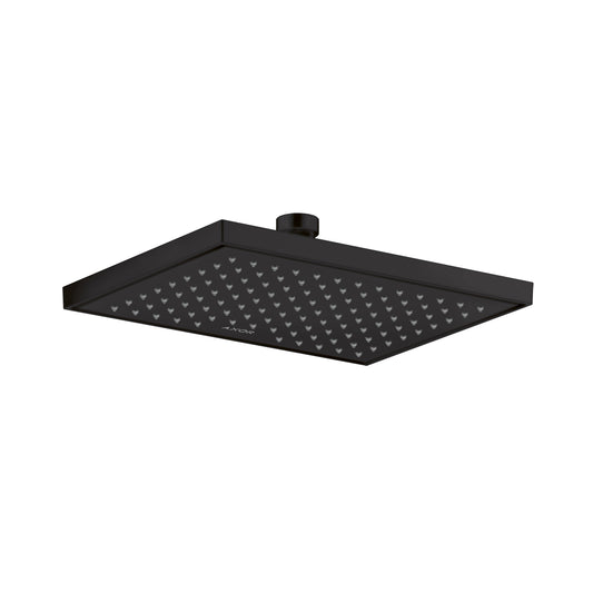 AXOR ShowerSolutions Showerhead Square 245/185 1-Jet, 2.5 GPM in Matte Black