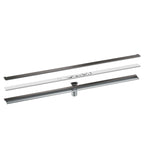 AXOR 42529341 Drains Wall Installation 47 1/4" - Brushed Black Chrome