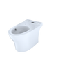 TOTO CT446CEFGN#01 Aquia IV Elongated Universal Height Skirted Toilet Bowl with CEFIONTECT , Cotton White