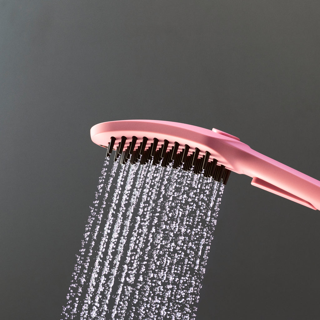 HANSGROHE 04973560 Dog Shower Dog Shower + Quick Connect, 3-Spray, 1.75 GPM, - Pink