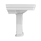 TOTO LPT530.8N#01 Promenade 27-1/2" X 22-1/4" Rectangular Pedestal Bathroom Sink For 8 Inch Center Faucets - Cotton White