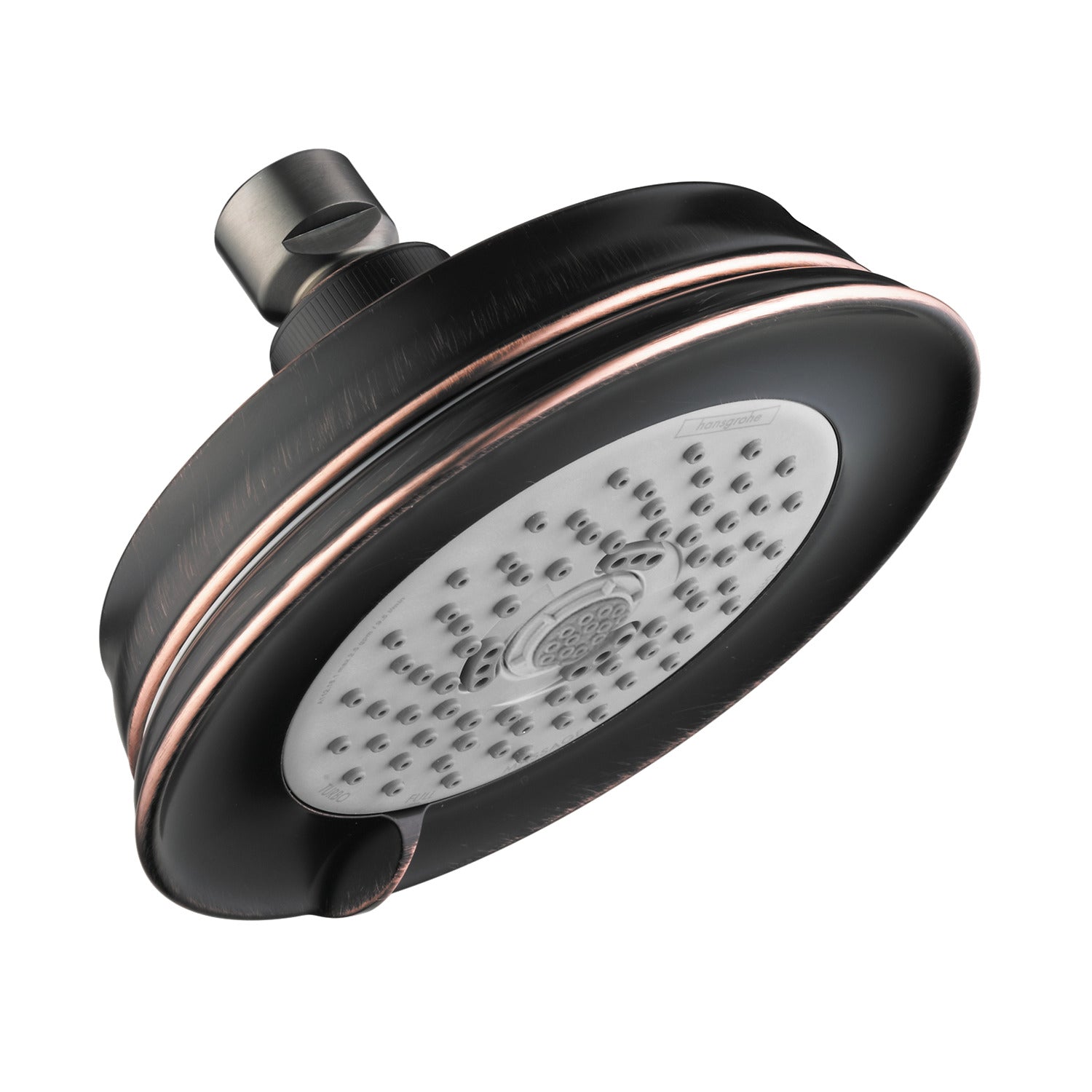 HANSGROHE 04930920 Croma 100 Classic Showerhead 3-Jet, 1.5 GPM - Rubbed Bronze