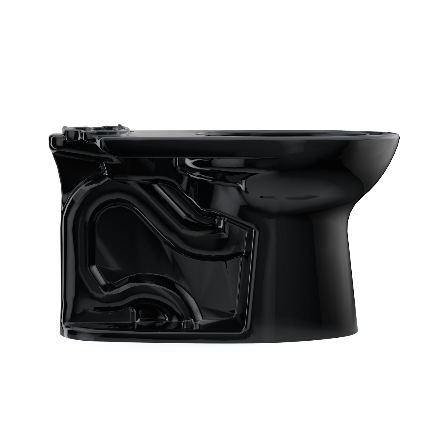 TOTO C776CEF#51 Drake Elongated Universal Height Universal Height Tornado Flush Toilet Bowl - Ebony