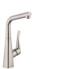 HANSGROHE 04509800 Metris Bar Faucet, 1.5 GPM - Stainless Steel Optic