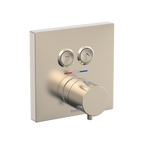 TOTO TBV02406U#BN Square Thermostatic Mixing Valve With 2-Function Shower Trim - Brushed Nickel
