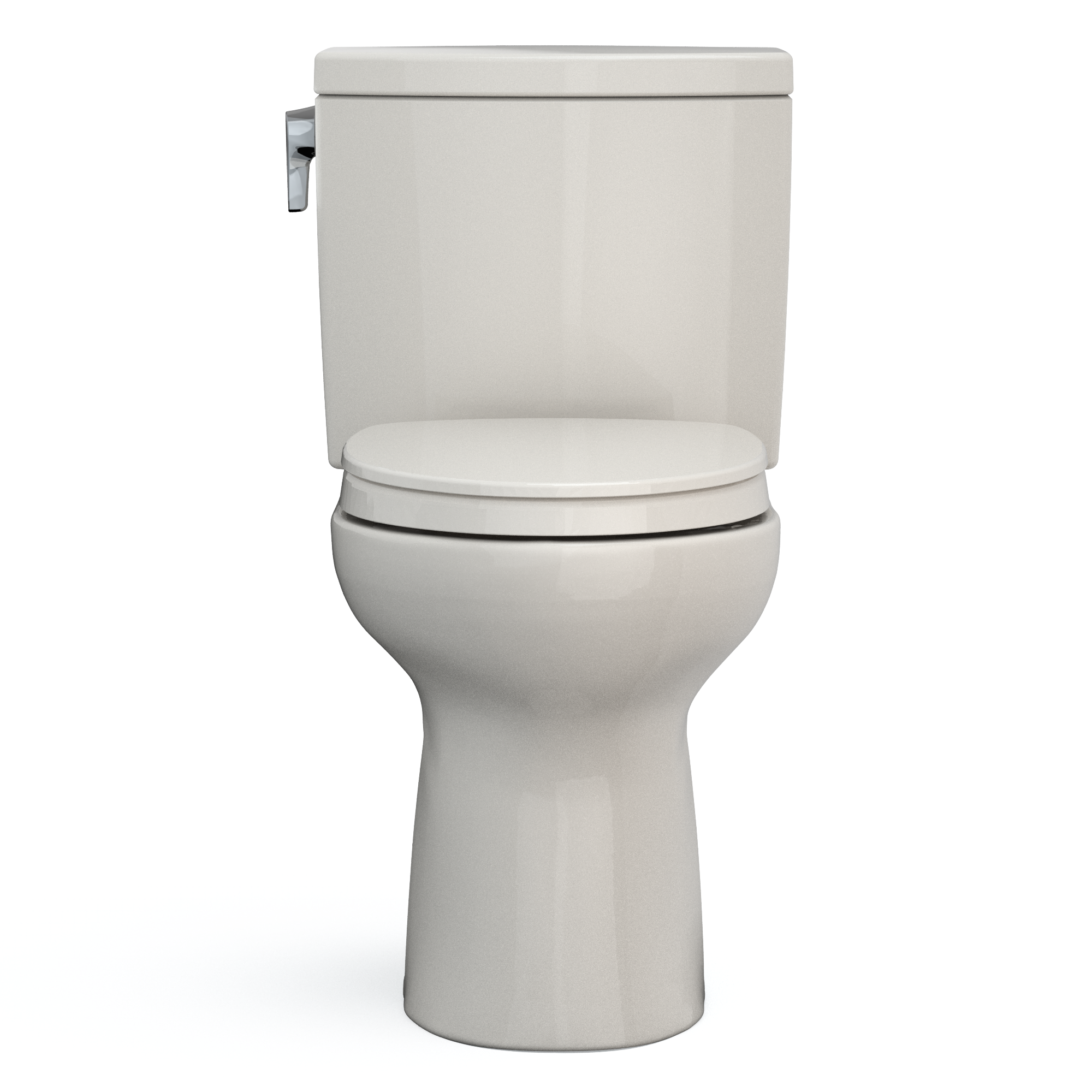 TOTO MS454124CUFG#12 Drake Ii 1G Two-Piece Elongated 1.0 Gpf Universal Height Toilet With Cefiontect And Ss124 Softclose Seat - Sedona Beige