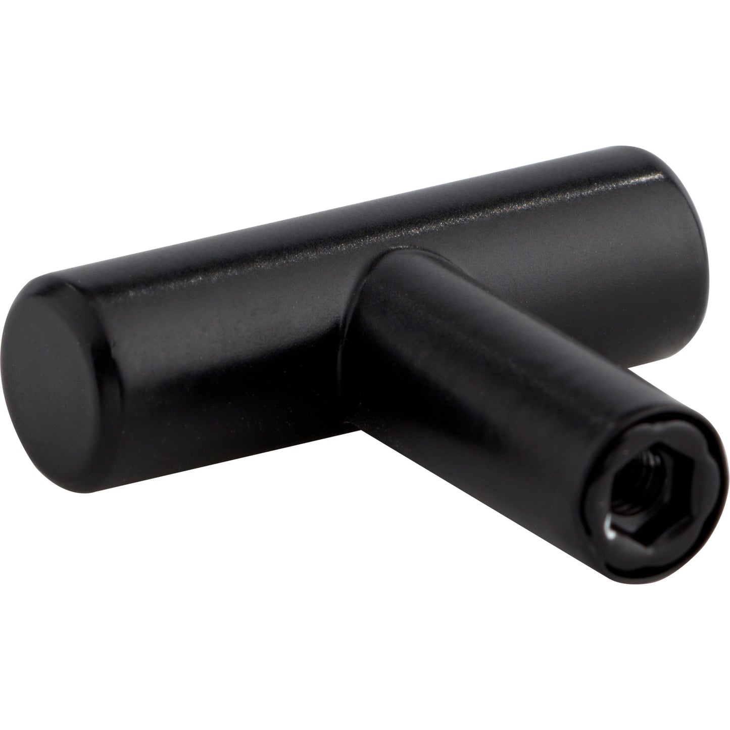 ELEMENTS 39SSMB Naples 1-9/16" Length Bar Knob - Matte Black Stainless Steel