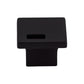 TOP KNOBS TK269BLK Modern Metro Slot 1 1/4" Length Square Knob - Flat Black