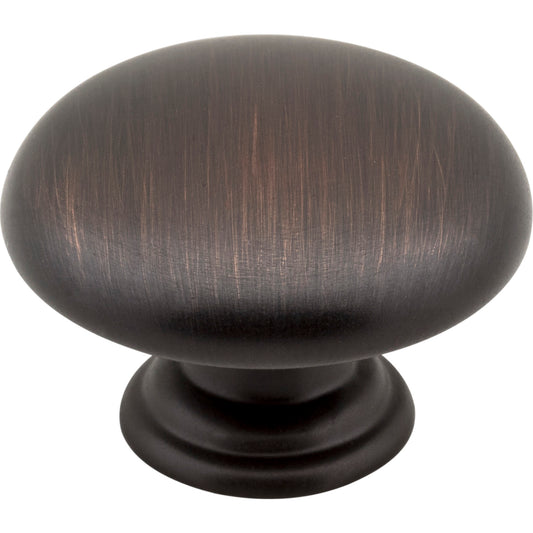 ELEMENTS 3950-DBAC Gatsby 1-3/16" Diameter Mushroom Knob - Brushed Oil Rubbed Bronze