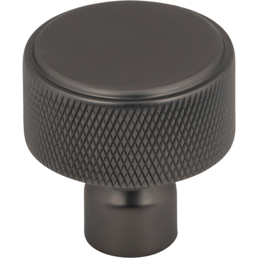 TOP KNOBS TK3261AG Garrison 1 1/4" Length Round Knob - Ash Gray