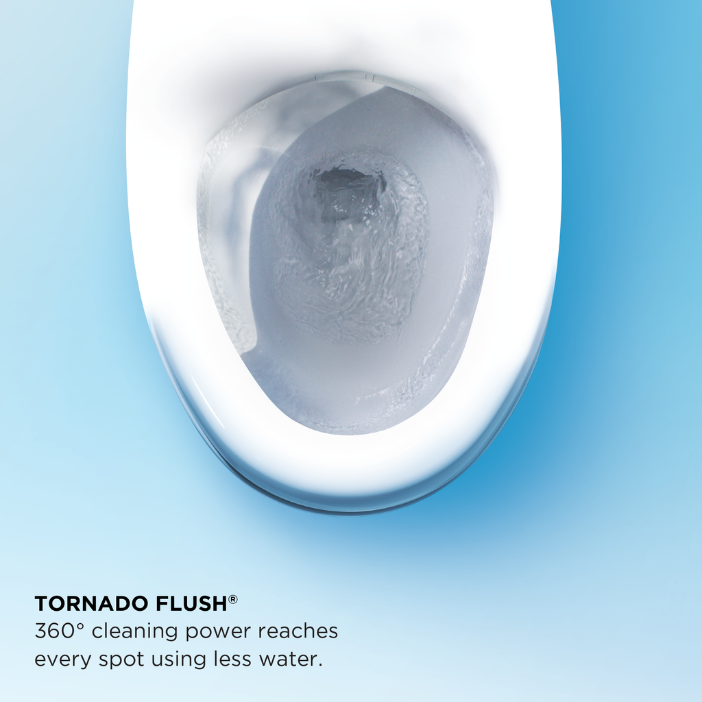 TOTO MW6243074CEFG#01 Totowashlet+ Legato One-Piece Elongated 1.28 Gpf Toilet And Washlet C2 Bidet Seat - Cotton White