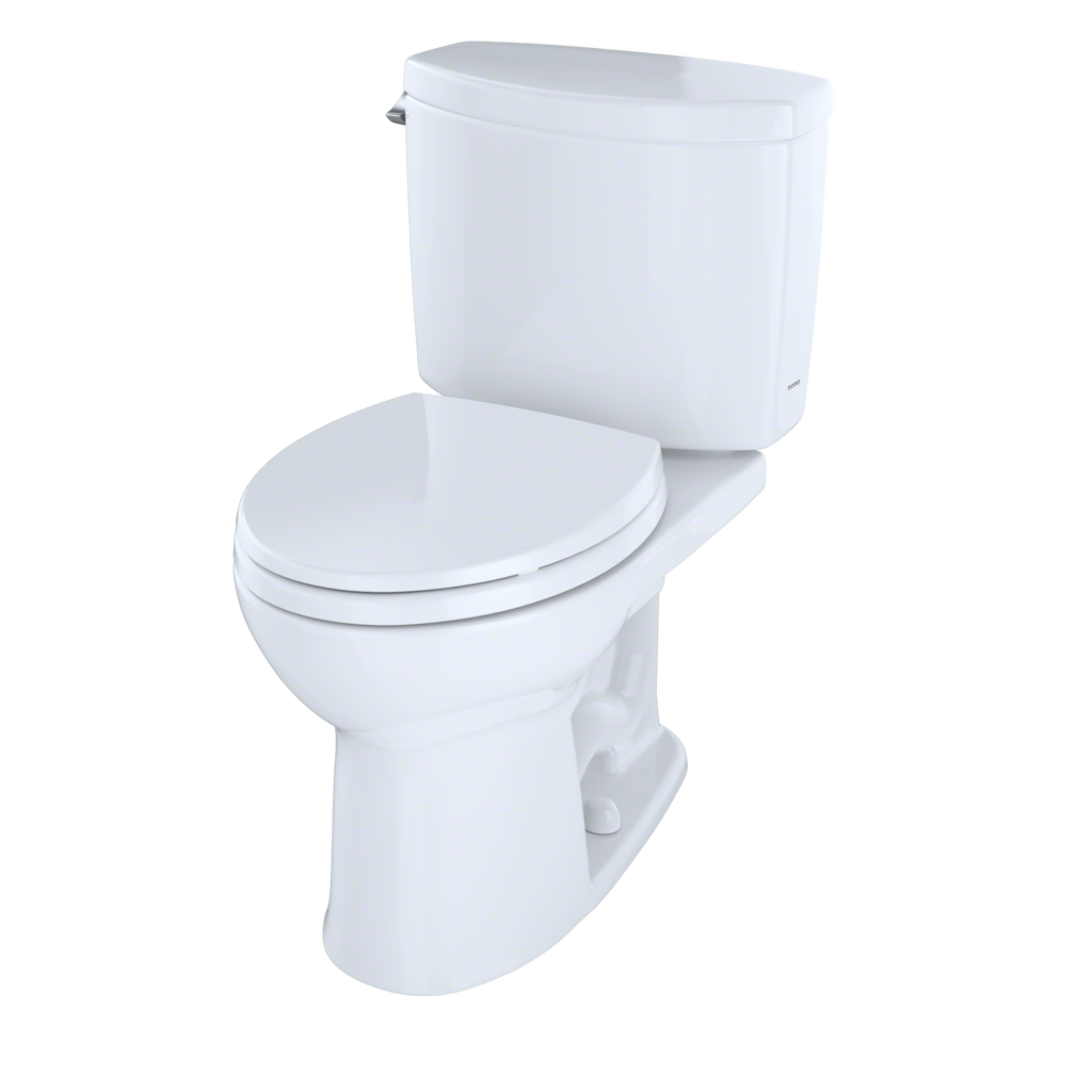 TOTO CST453CEF#51 Drake Ii Two-Piece Round 1.28 Gpf Universal Height Toilet - Ebony