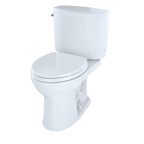 TOTO CST453CEF#51 Drake Ii Two-Piece Round 1.28 Gpf Universal Height Toilet - Ebony