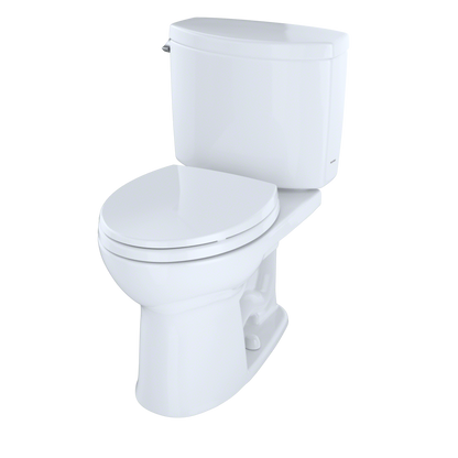 TOTO CST453CEFG#12 Drake Ii Two-Piece Round 1.28 Gpf Universal Height Toilet With Cefiontect - Sedona Beige