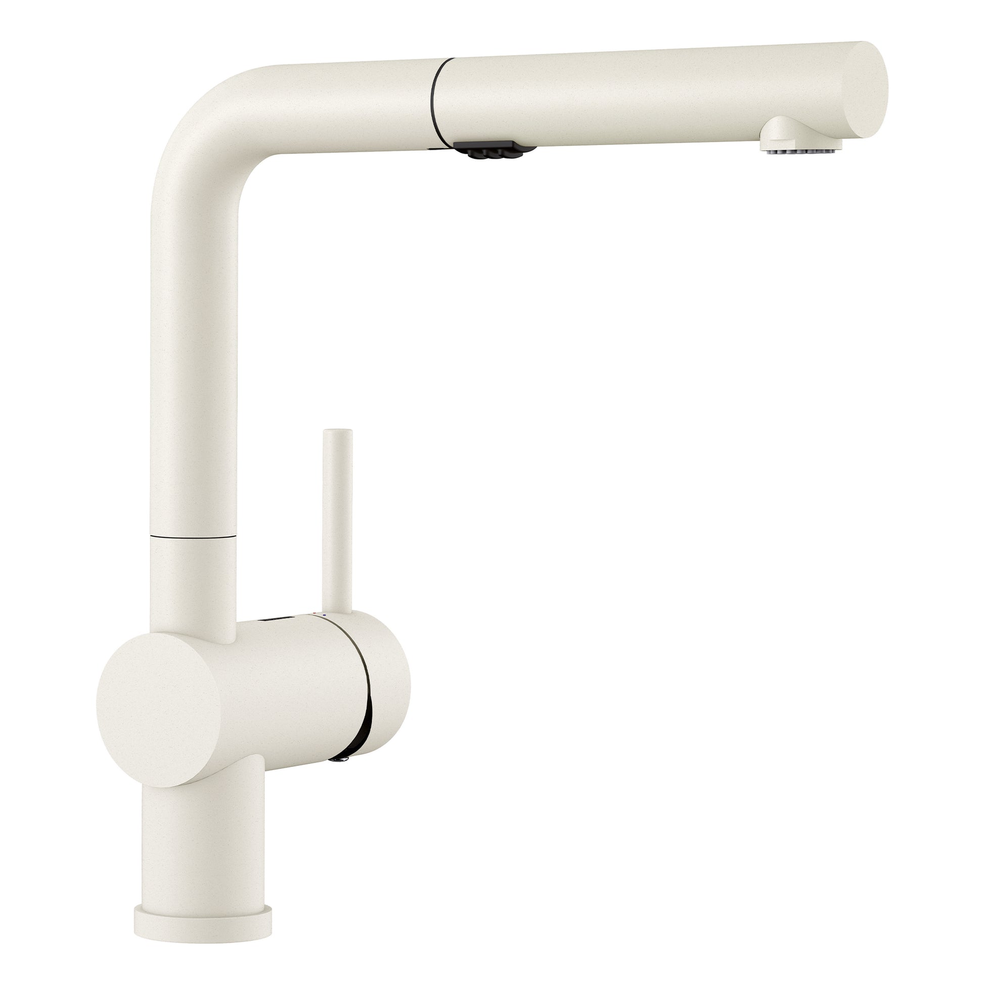 BLANCO 526373 Linus Linus Low Arc Pull-Out Dual-Spray Kitchen Faucet - White in White