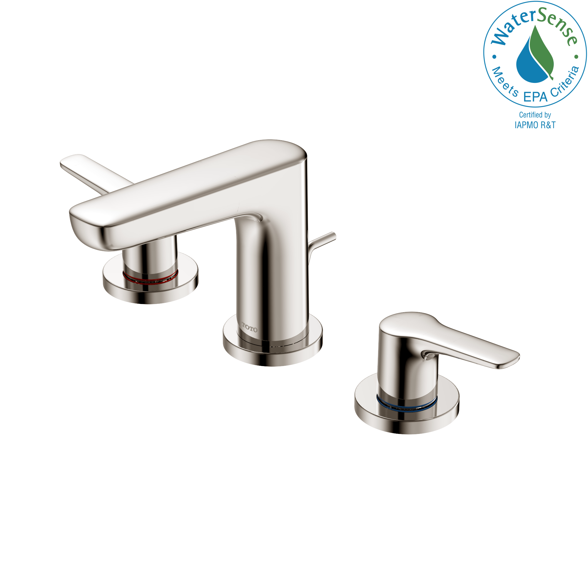 TOTO TLG03201U#PN Gs 1.2 Gpm Two Handle Widespread Bathroom Sink Faucet - Polished Nickel