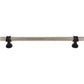 TOP KNOBS M2791 Bit 18" Center to Center Bar Pull - Pewter Antique and Flat Black