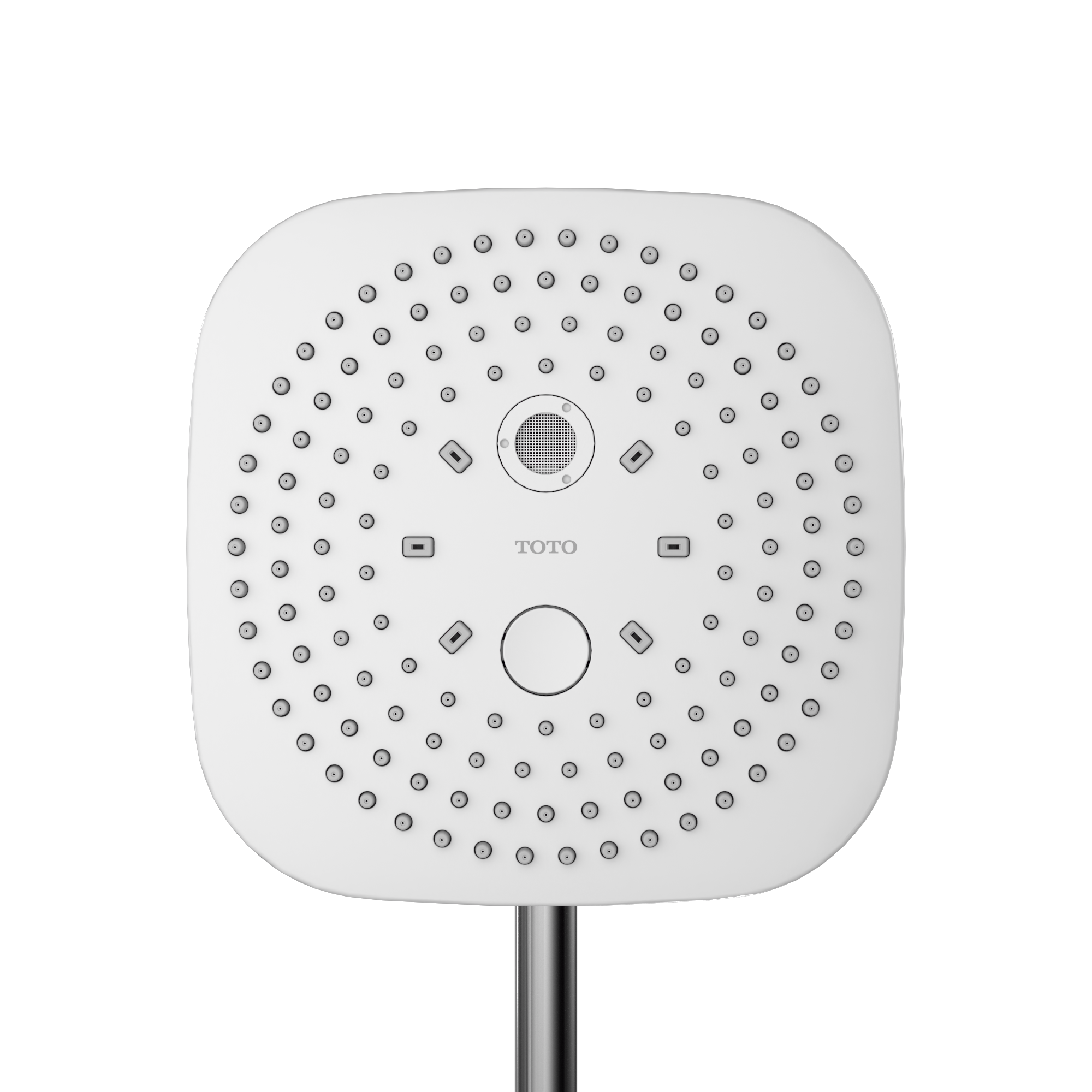 TOTO TBW02004U4#CP G Series 1.75 Gpm Multifunction 8.5 Inch Square Showerhead With Comfort Wave And Warm Spa - Polished Chrome