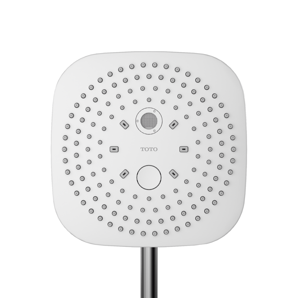 TOTO TBW02004U1#CP G Series 2.5 Gpm Multifunction 8.5 Inch Square Showerhead With Comfort Wave And Warm Spa - Polished Chrome