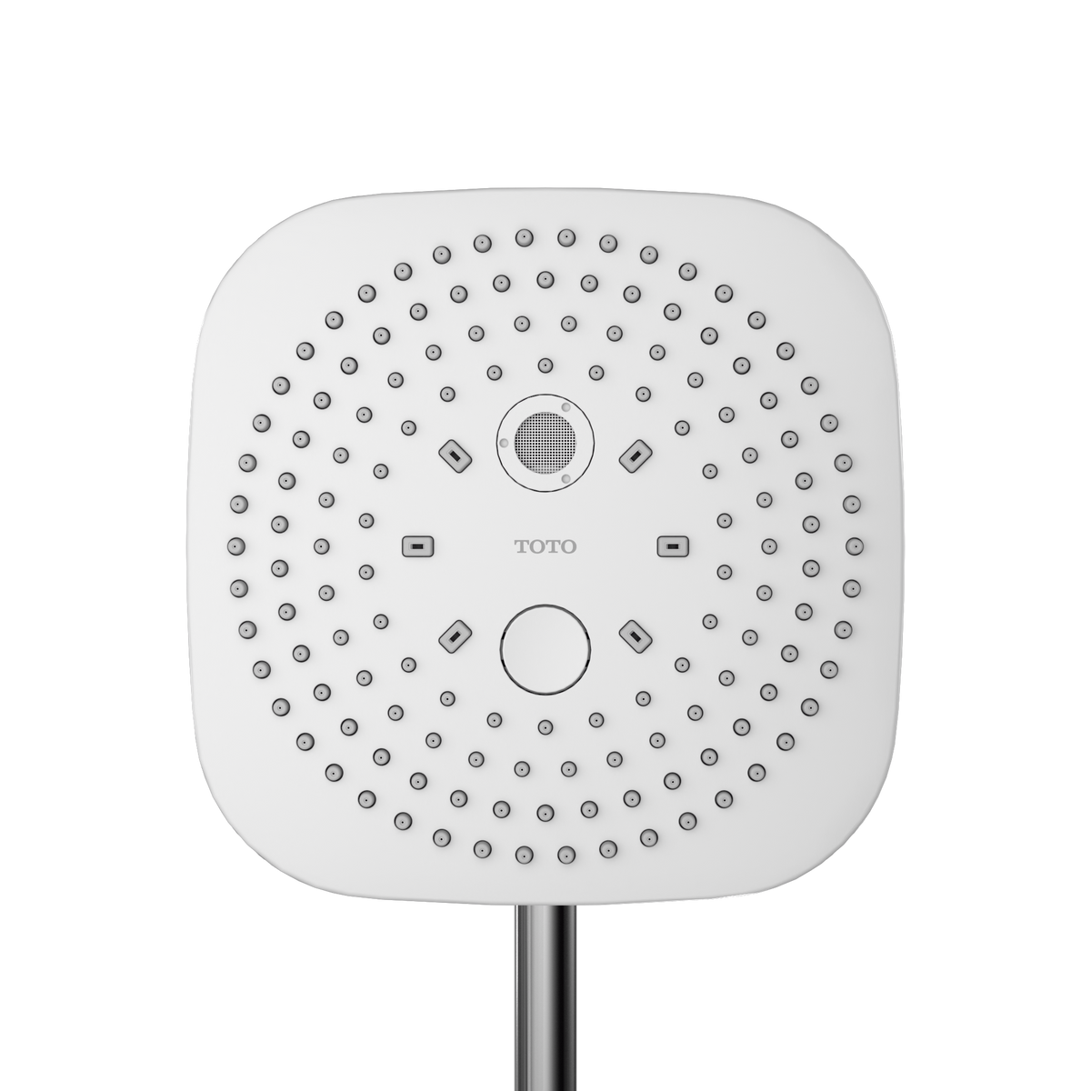 TOTO TBW02004U1#CP G Series 2.5 Gpm Multifunction 8.5 Inch Square Showerhead With Comfort Wave And Warm Spa - Polished Chrome