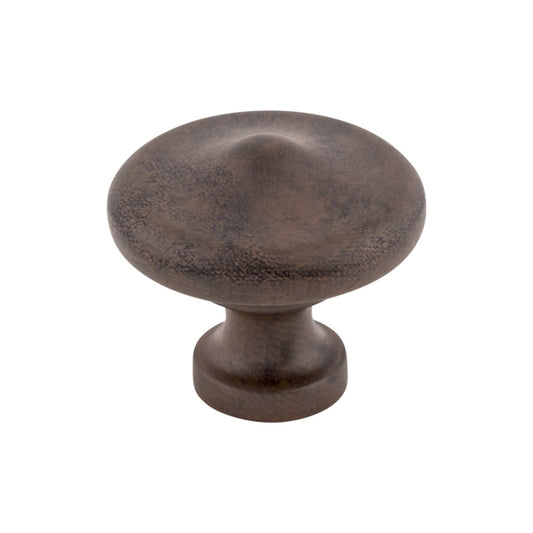 TOP KNOBS M1228 Peak 1 5/16" Diameter Round Knob - Patina Rouge