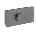 AXOR 45711341 ONE Thermostatic Module Trim for 1 Function - Brushed Black Chrome