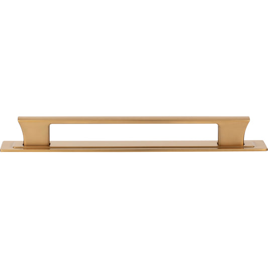 ATLAS A6005-WB Zander 7 9/16" Center to Center Bar Pull - Warm Brass