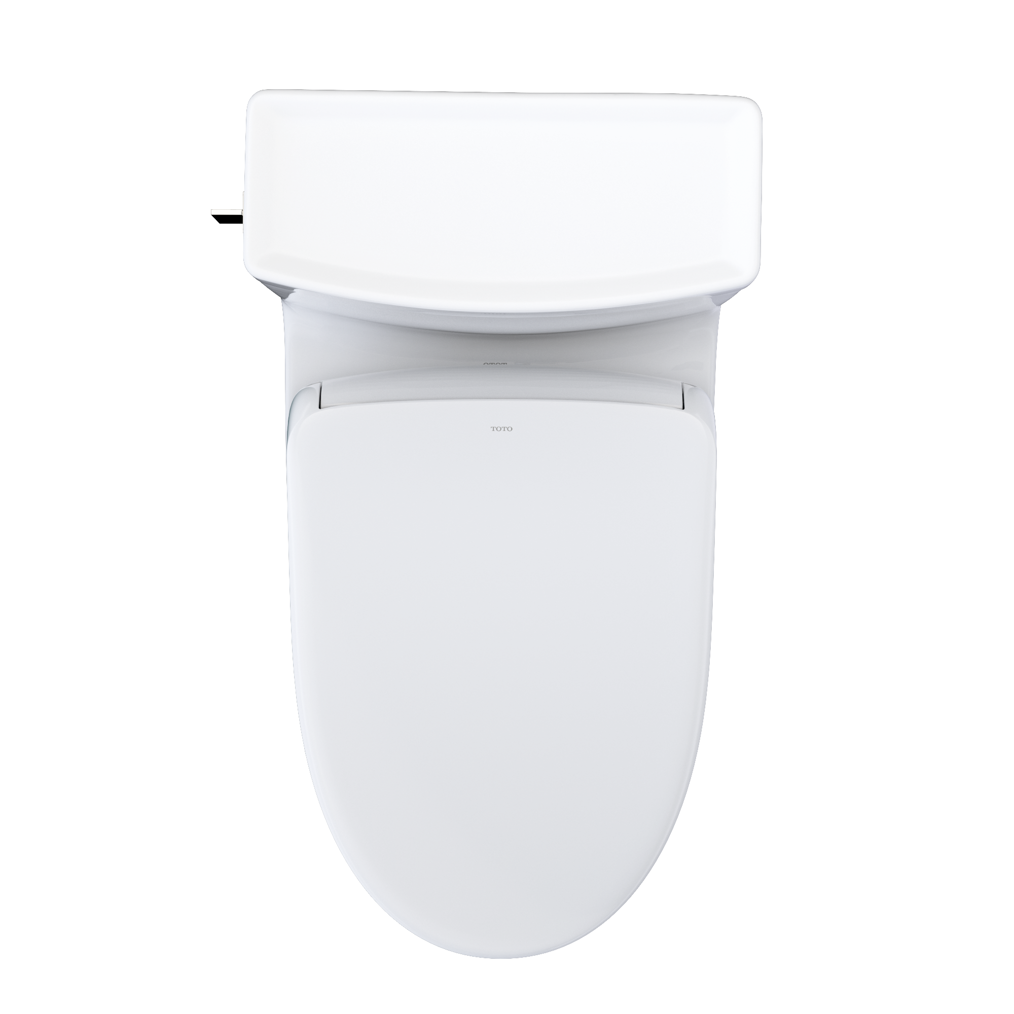 TOTO MW6244726CEFG#01 Washlet+ Legato One-Piece Elongated 1.28 Gpf Toilet And Contemporary Washlet S7 Contemporary Bidet Seat - Cotton White