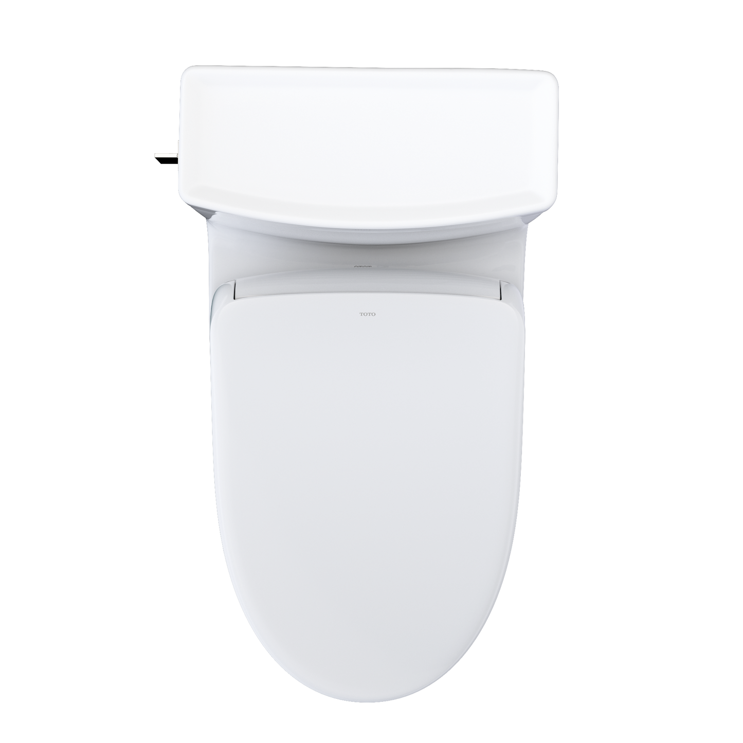 TOTO MW6244726CEFGA#01 WASHLET+ Legato One-Piece Elongated 1.28 GPF Toilet with Auto Flush S7 Contemporary Bidet Seat , Cotton White