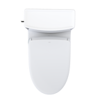 TOTO MW6244726CEFGA#01 Washlet+ Legato One-Piece Elongated 1.28 Gpf Toilet With Auto Flush S7 Contemporary Bidet Seat - Cotton White