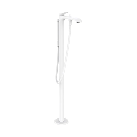 HANSGROHE 75445701 Vivenis Freestanding Tub Filler Trim with 1.75 GPM Handshower in Matte White