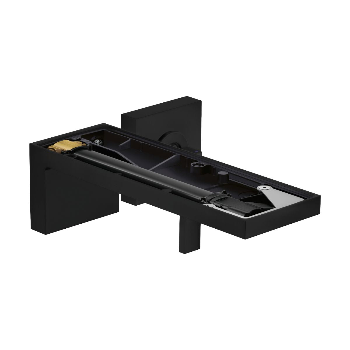 AXOR 47062671 MyEdition Wall-Mounted Single-Handle Faucet Trim without Plate, 1.2 GPM - Matte Black
