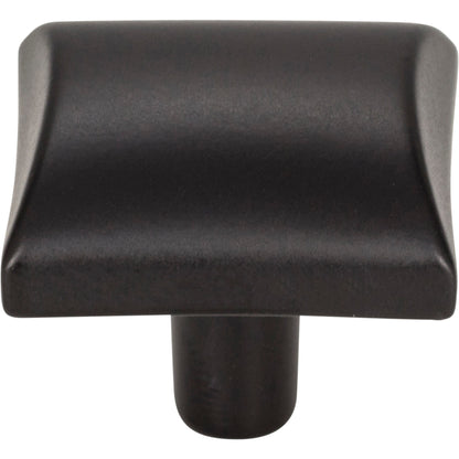 ELEMENTS 525MB Glendale 1-1/8" Length Square Knob - Matte Black