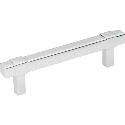 JEFFREY ALEXANDER 293-96PC Zane 96 mm Center-to-Center Bar Pull - Polished Chrome