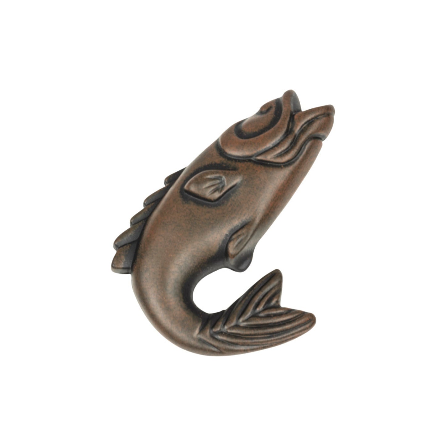 ATLAS 2204-R Fish 2 1/4" Length Novelty Knob - Rust