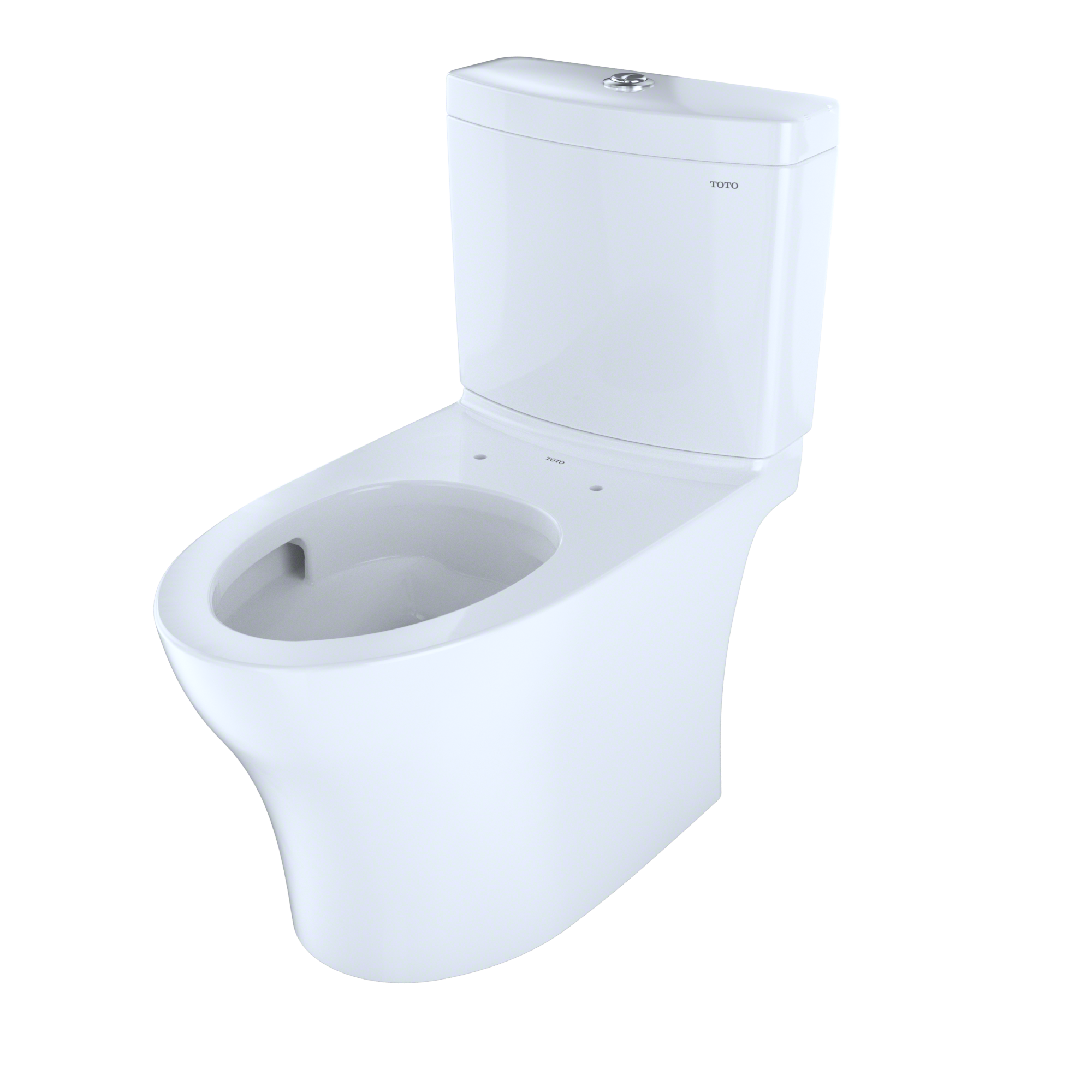 TOTO CST446CEMFGN#01 Aquia Iv Two-Piece Elongated Dual Flush 1.28 And 0.9 Gpf Toilet With Cefiontect - Cotton White