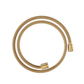 AXOR 28227250 Shower Solutions Textile Hose with Cylindircal and Conical Nut, 49" - Brushed Gold Optic