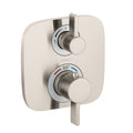 HANSGROHE 15708821 Ecostat E Thermostatic Trim with Volume Control and Diverter - Brushed Nickel