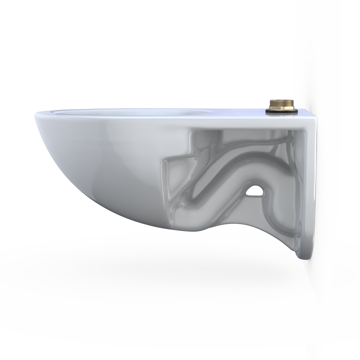 TOTO CT728CU#01 Tornado Flush Commercial Flushometer Wall-Mounted Toilet - Cotton White