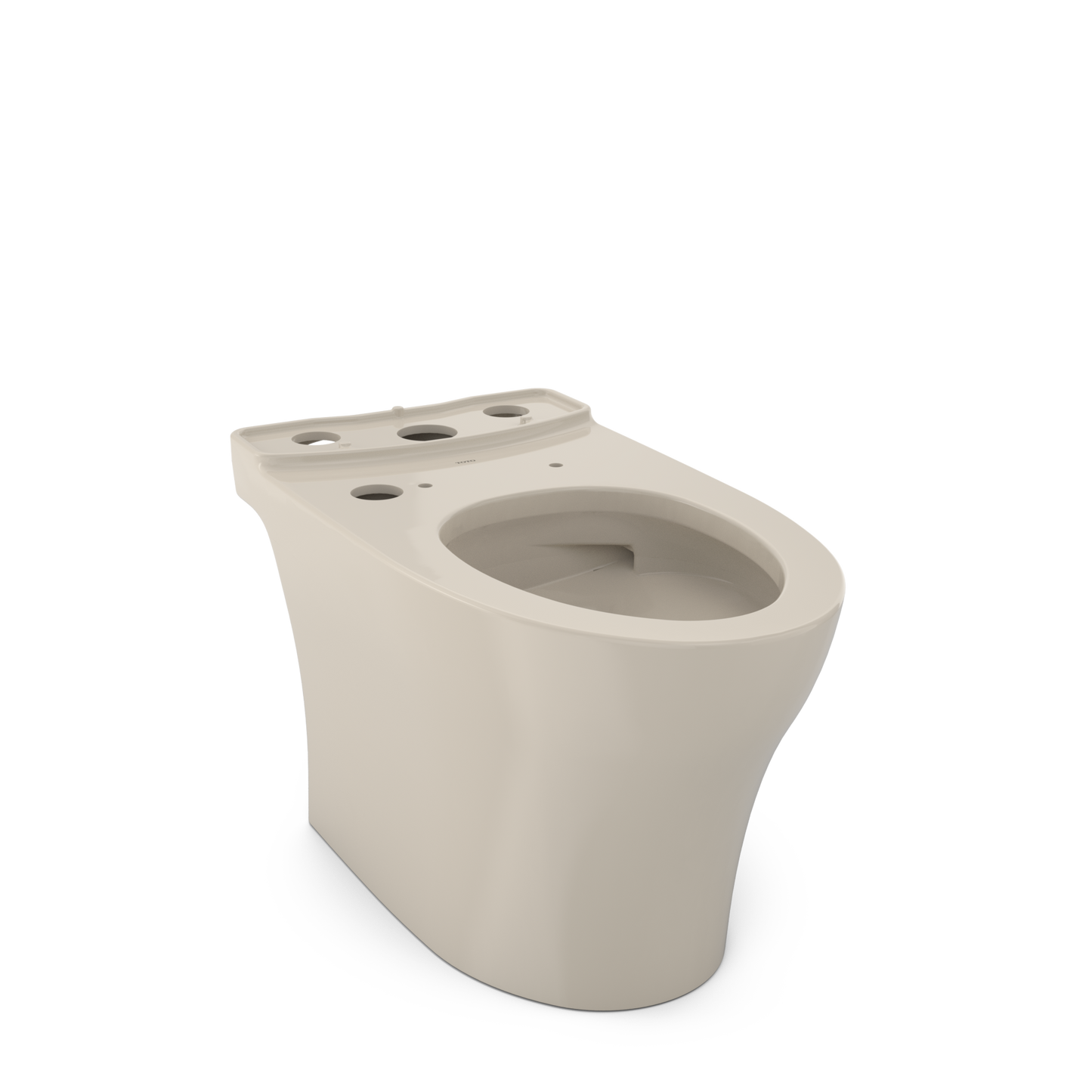 TOTO CT446CEFGNT40#03 Aquia IV Elongated Universal Height Skirted Toilet Bowl with CEFIONTECT , Bone