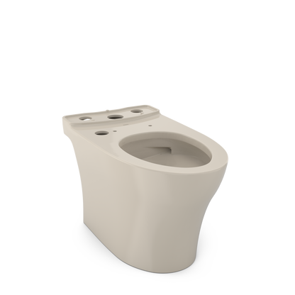 TOTO CT446CEFGNT40#03 Aquia Iv Elongated Universal Height Skirted Toilet Bowl With Cefiontect - Bone