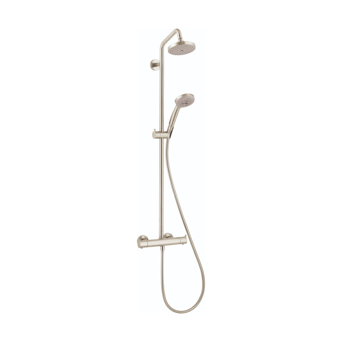 HANSGROHE 27169821 Brushed Nickel Croma Modern Showerpipe 2 GPM